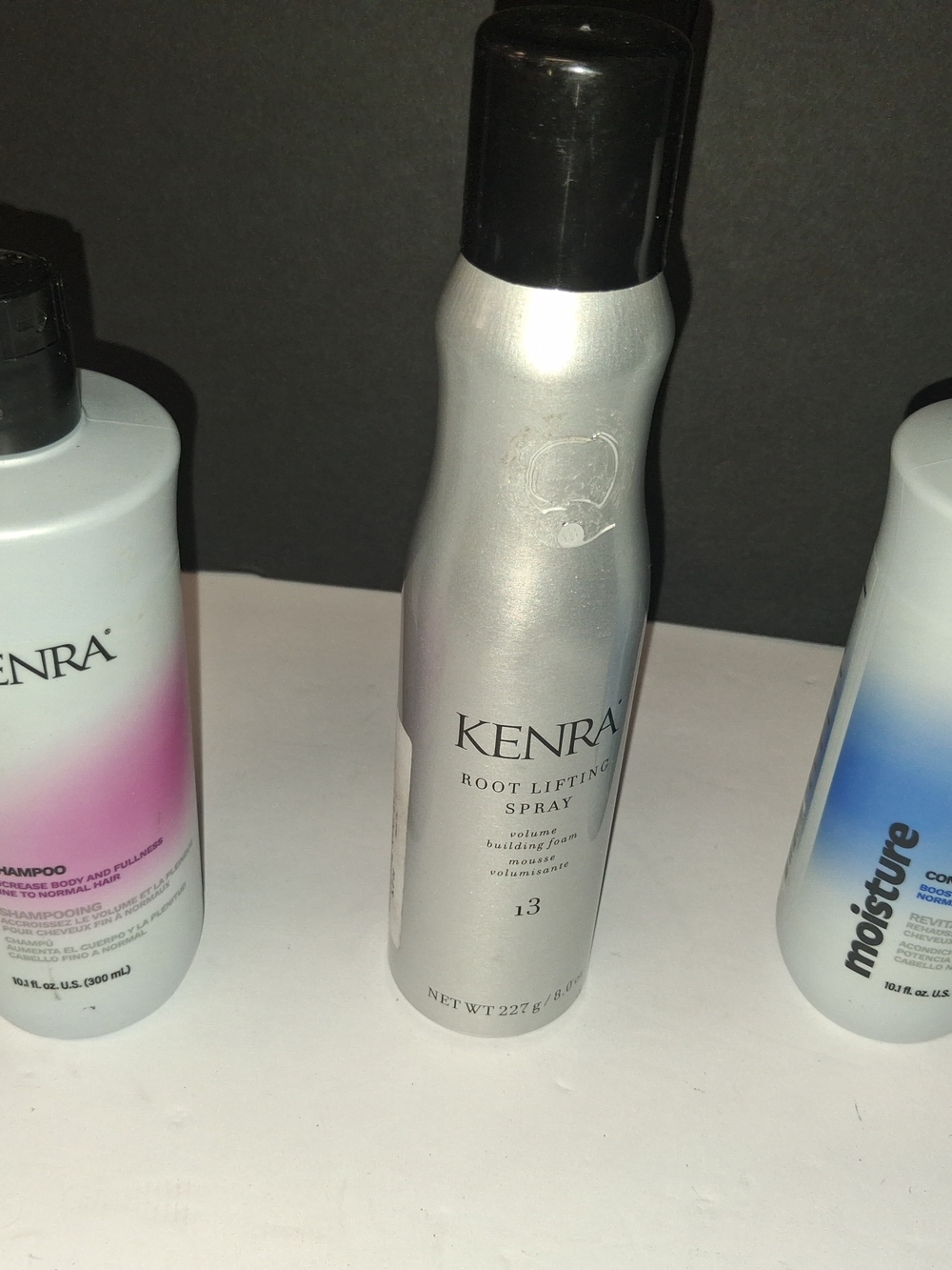 Kenra Volume Shampoo & Moisture Conditioner root lifting root spray Set